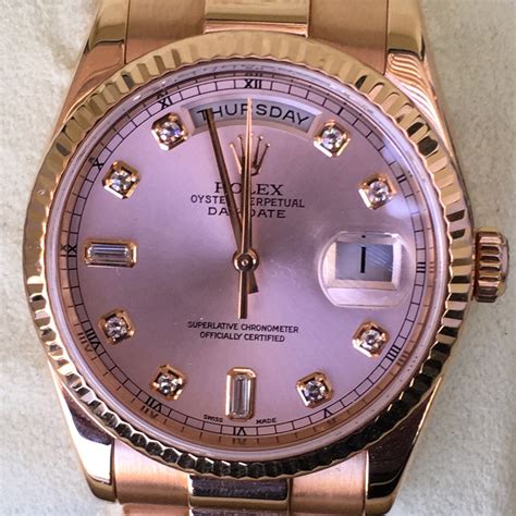 rose gold presidential rolex 36mm|Rolex day date president 36mm.